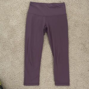 Yogalicious Capri Leggings in Deep Purple